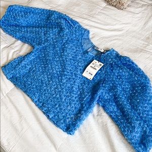 Zara Mesh Blouse